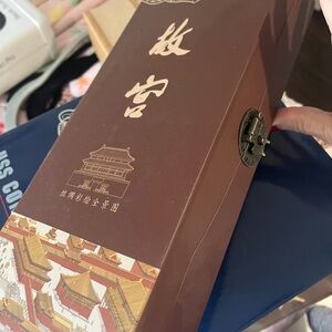 The Scenic Long Silk Scroll of Forbidden City in decorative case